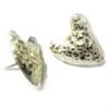 Heart Stud Earrings - £37.00 (PJB2)